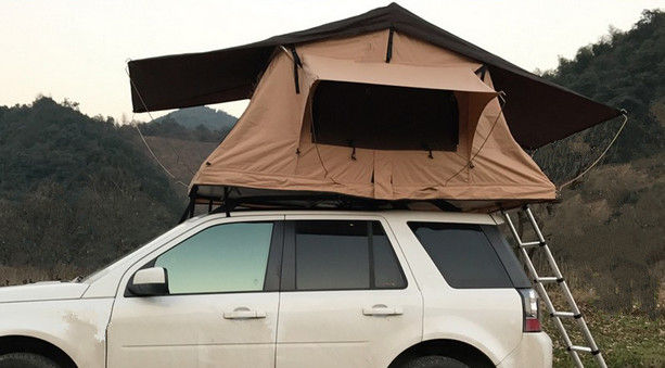 2.3m Tangga Keluarga Atap Tenda Atas Mudah Dibuka Dengan Tas Sepatu / Jendela Besar