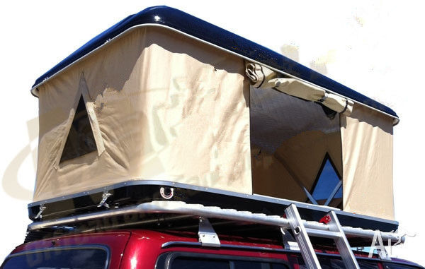 Tenda Mobil Keras Atas Otomatis Lapisan Ganda, Tenda Atap 3 Orang Kustom Dicetak