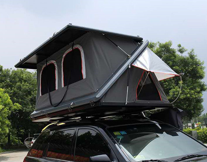 Aluminium Hard Shell Z Berbentuk Pop Up Roof Top Camper