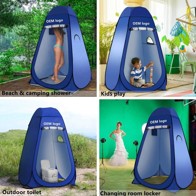 Tenda Toilet Kokoh Privasi Pop Up Pantai, Tenda Pantai Privasi