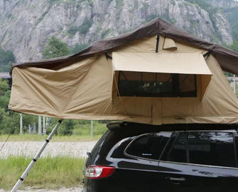 Portabilitas 2-3 Orang Tenda Atap Omset Besar Soft Shell Untuk Aksesoris 4x4
