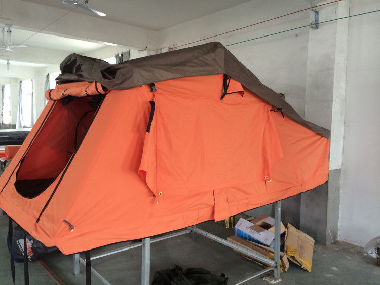 Canvas Off Road 4x4 Roof Top Tent Single Layer TL19 Untuk Berkemah Di Luar Ruangan