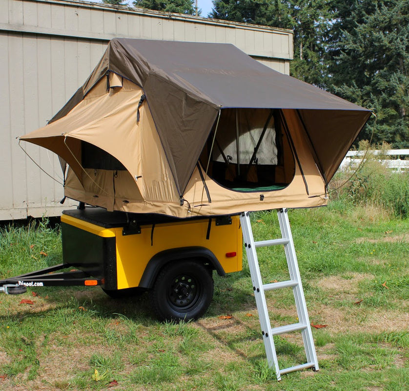 Disesuaikan Pop Up Roof Top Tent, Aluminium Roof Roof Rack Mounted Tent