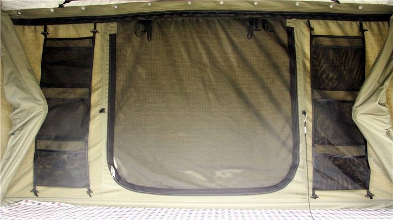CE Disetujui Hard Shell Roof Top Tent, Jeep Wrangler Tents Untuk Camping